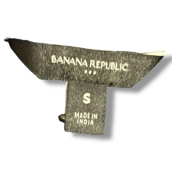 Banana Republic New W/ Tags Dark Blue Button Down Collared Tie Waist Midi Dress - Picture 13 of 16